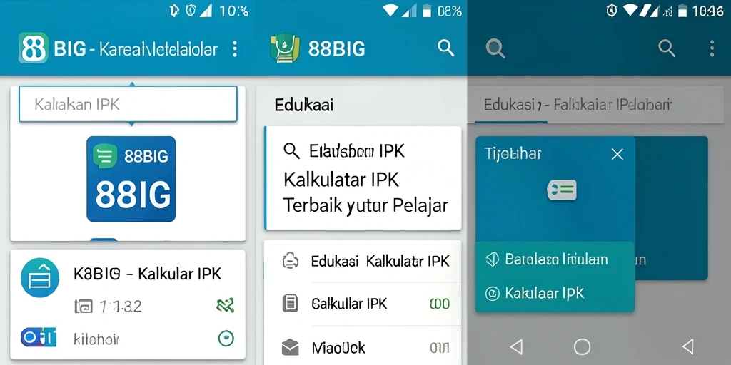 Tampilan antarmuka 88BIG yang sederhana dan informatif.