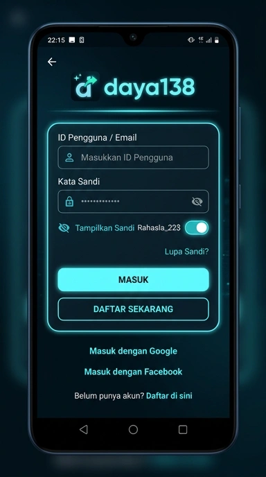 Panduan Login Akun daya138 untuk Pengguna Android